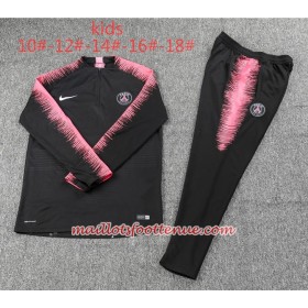 PSG Enfant Ensemble Sweat d'entrainement Noir Rose 2018/2019